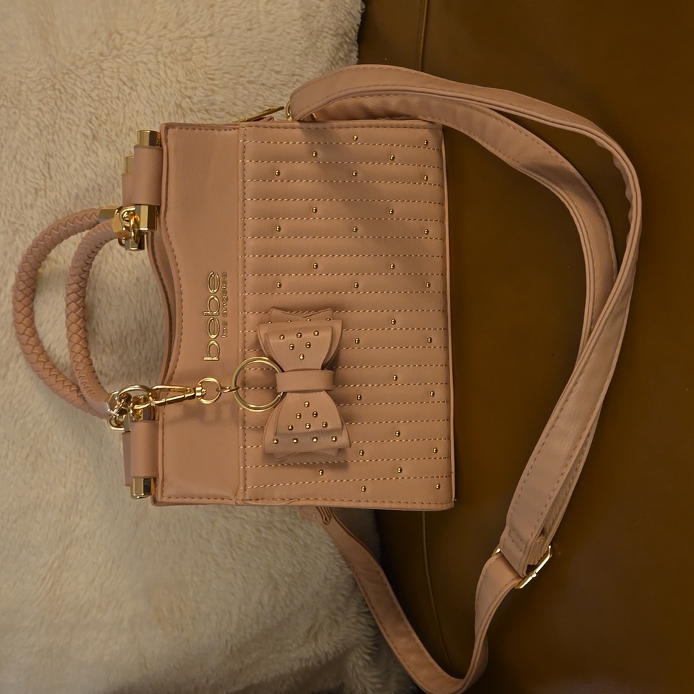 bebe blush pink bag